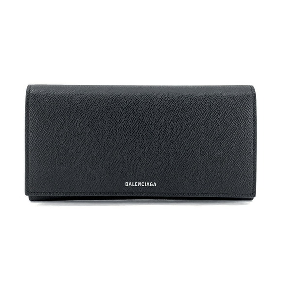 Balenciaga long Wallet Continental leather Ville black - Picture 1 of 3